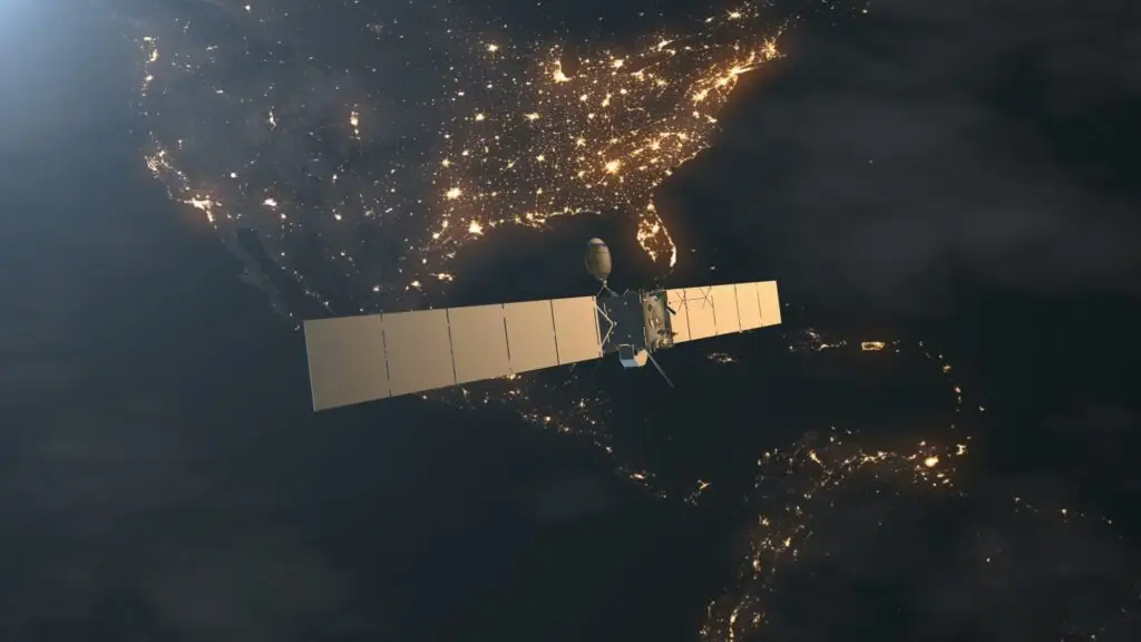 Starlink outage 2025 satellite over Earth