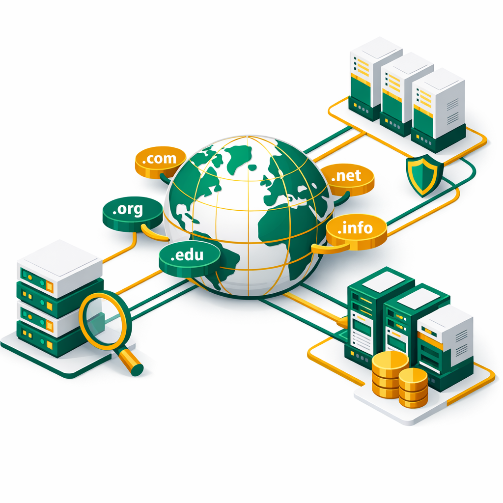DNS lookup process diagram for beginners