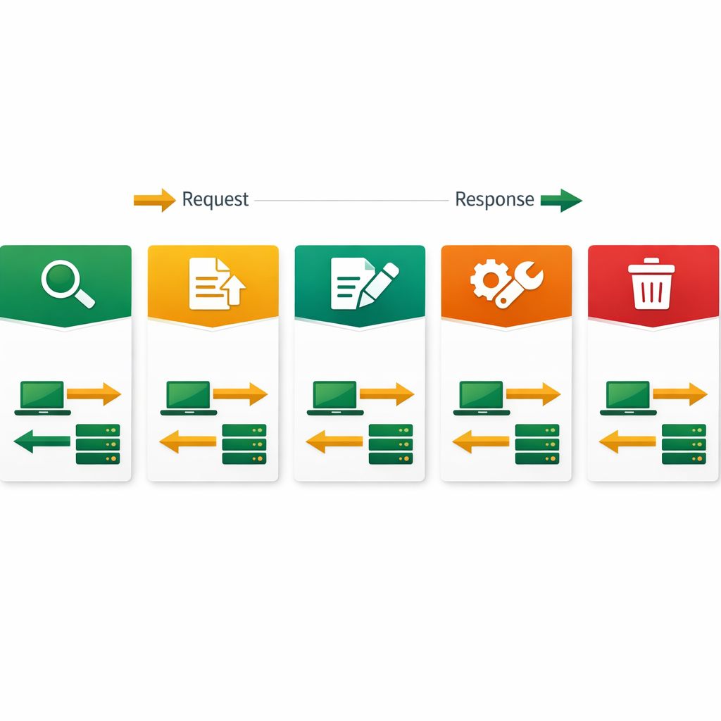 Postman API request response interface