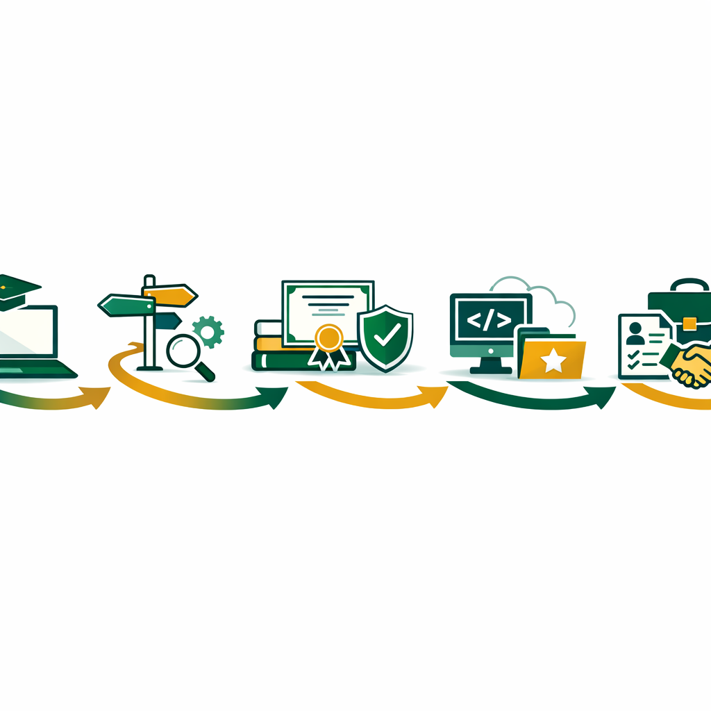 IT career skills and certification path