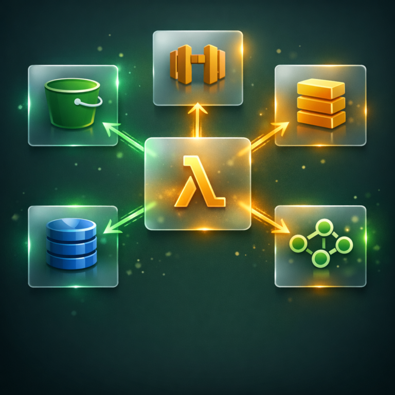 AWS Lambda triggers integration with S3 API Gateway SQS DynamoDB EventBridge services