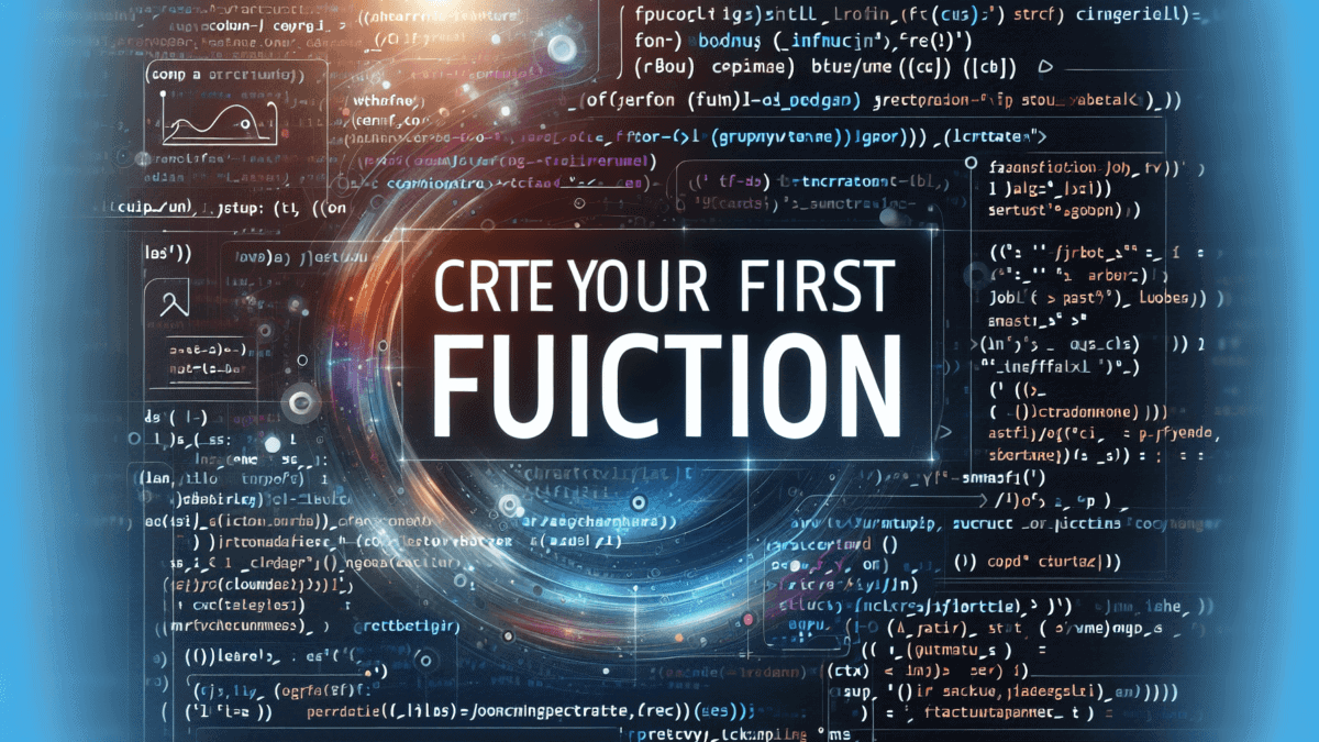 Create Your First Function