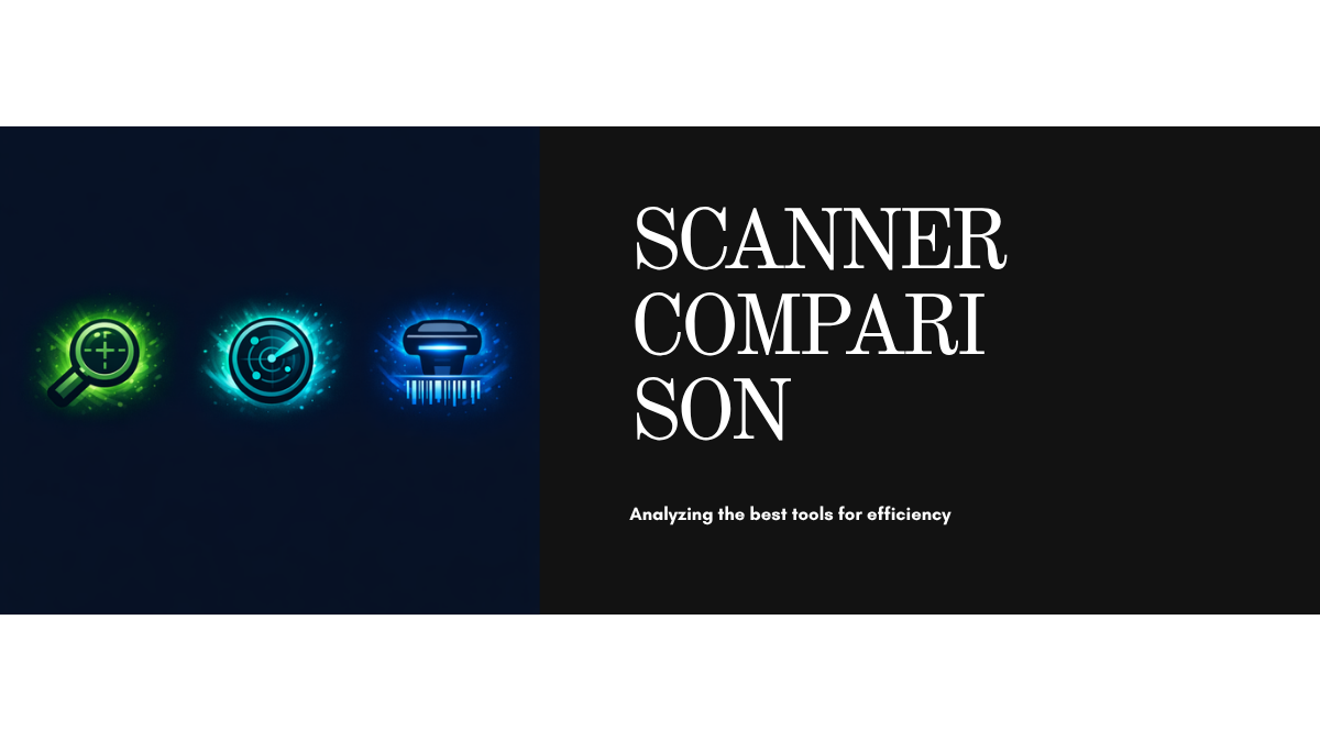 Nmap comparison with Masscan and Zenmap scanners