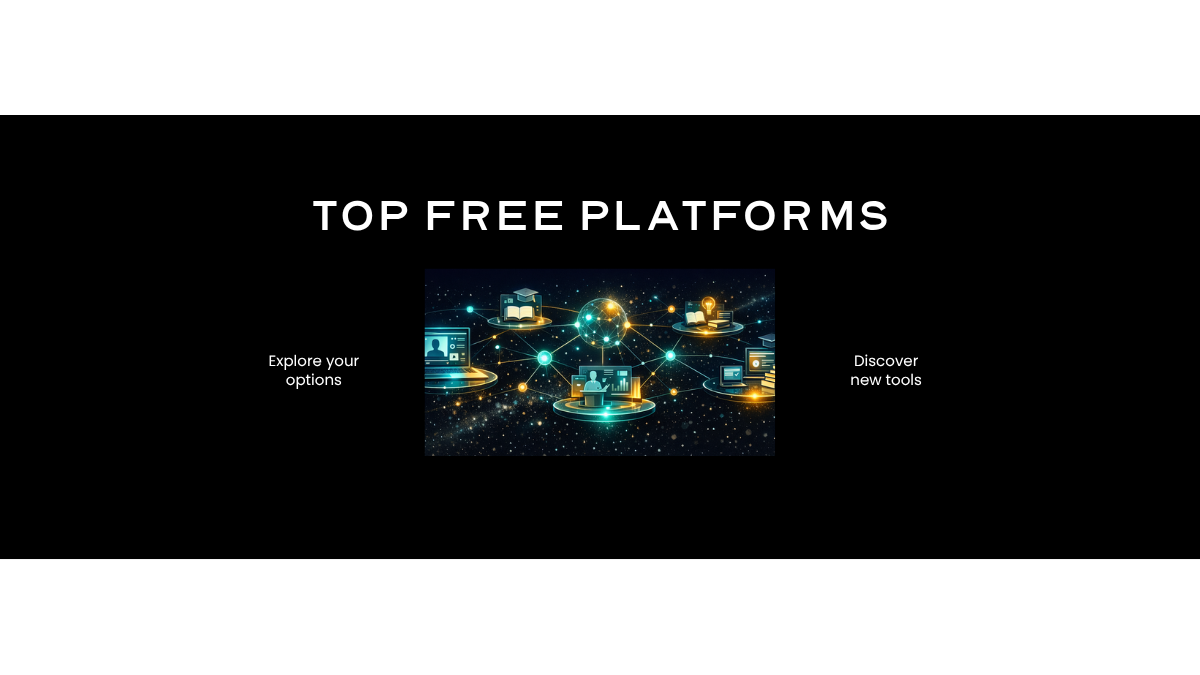 Free IT certification resources platforms infographic