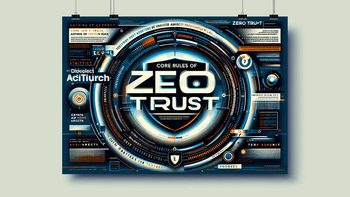 Core Rules of Zero Trust