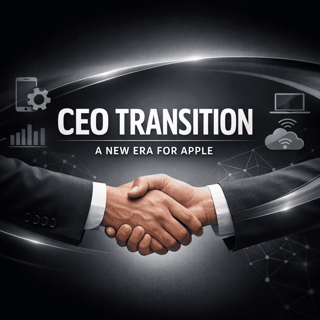 Apple CEO transition from Tim Cook to John Ternus in 2026