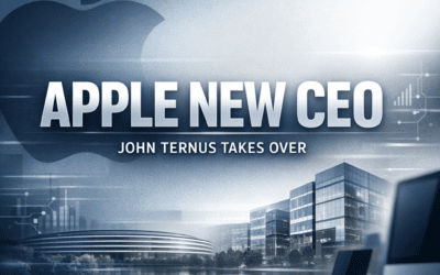 Apple new CEO John Ternus leadership transition banner