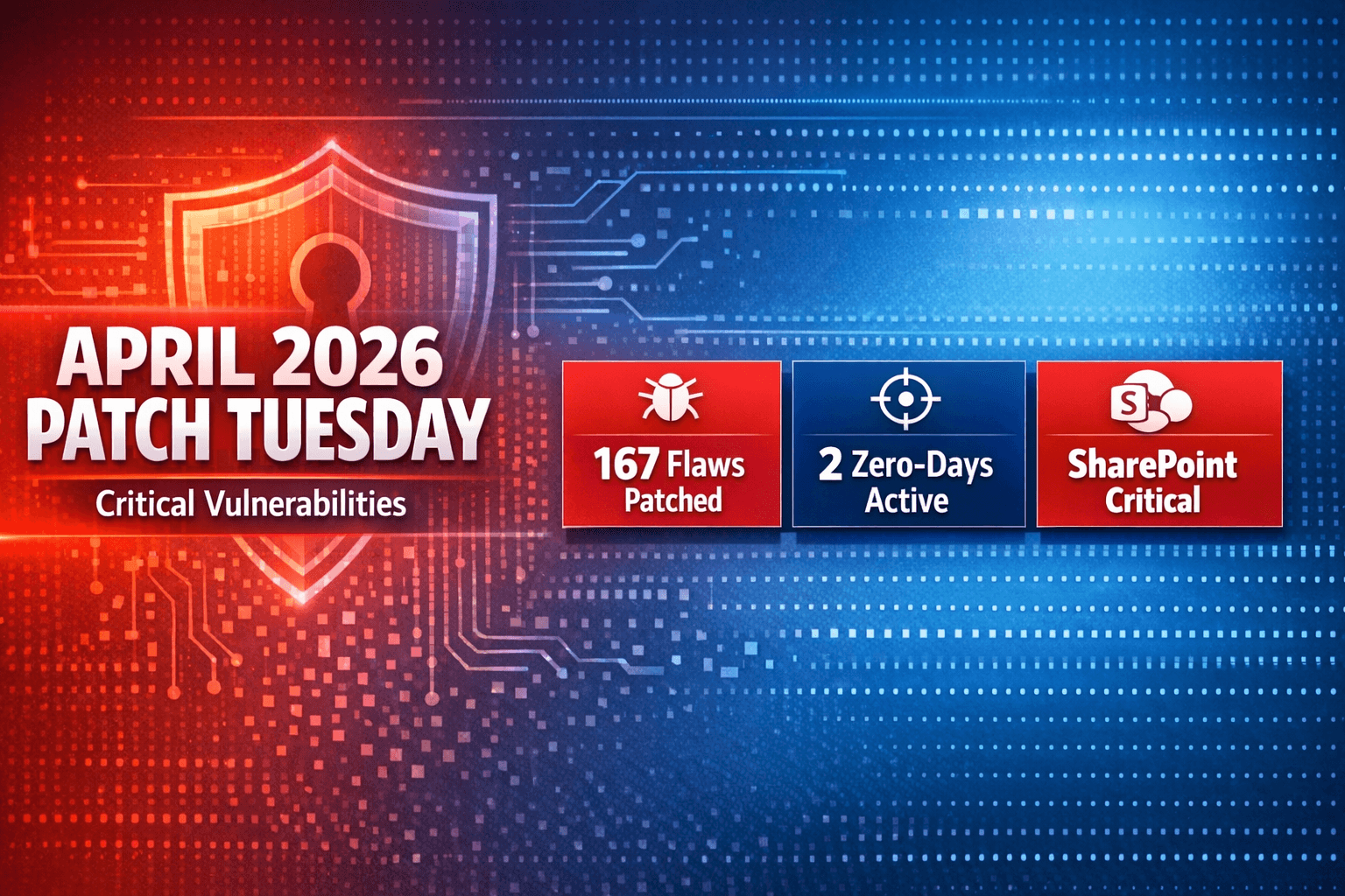 April 2026 Patch Tuesday critical vulnerabilities overview banner