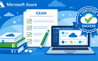 Azure AZ-104 exam 2026 - certification study guide with Azure cloud icons