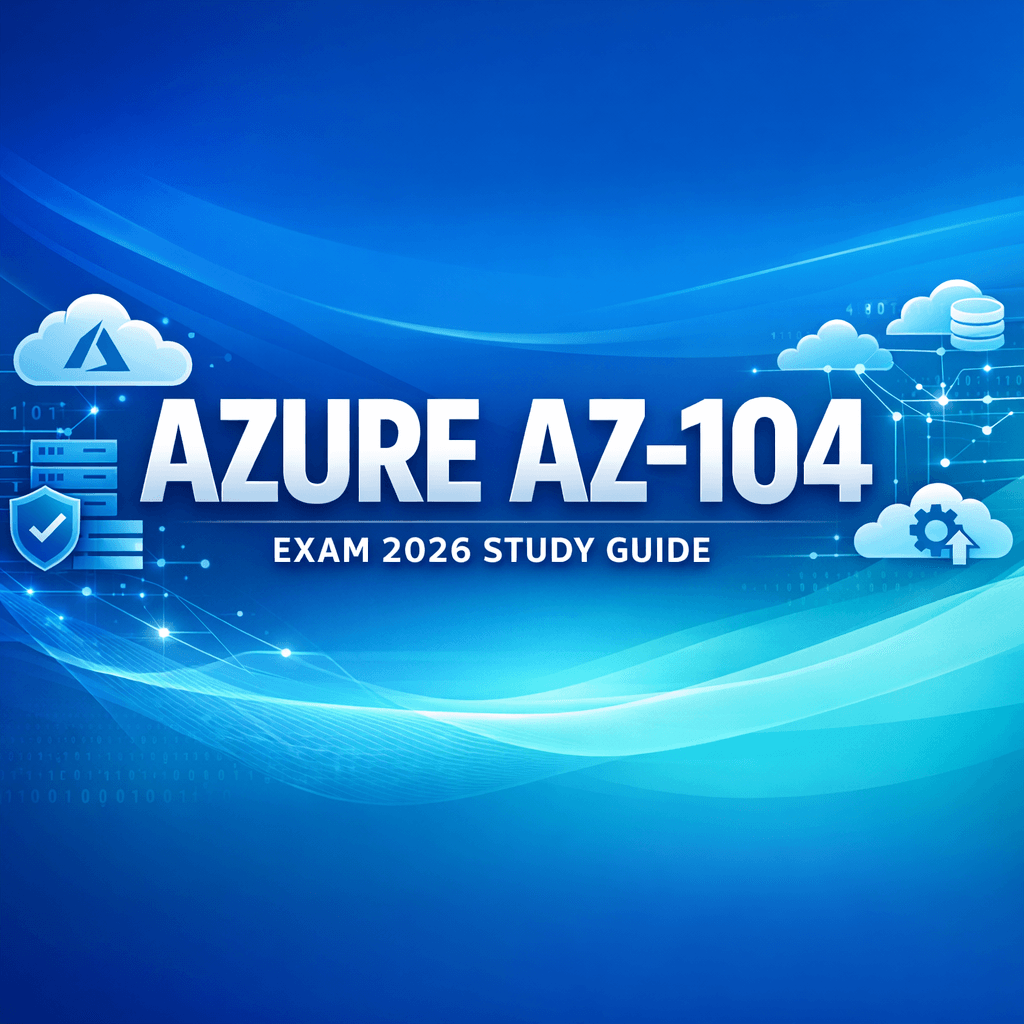 Azure AZ-104 exam 2026 complete study guide banner