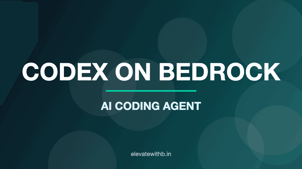 Codex with OpenAI on AWS Bedrock OpenAI coding agent inside AWS systems