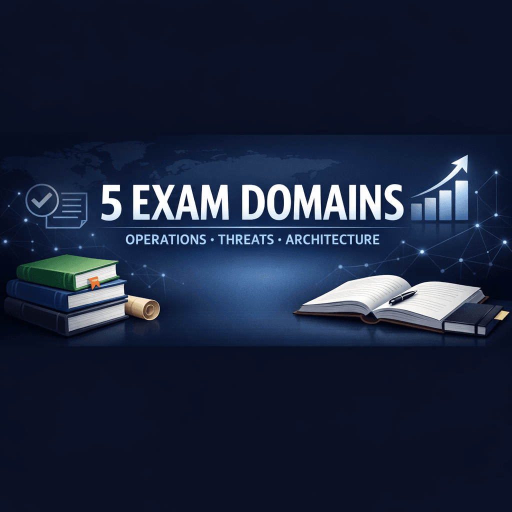 CompTIA Security Plus SY0-701 five exam domains breakdown