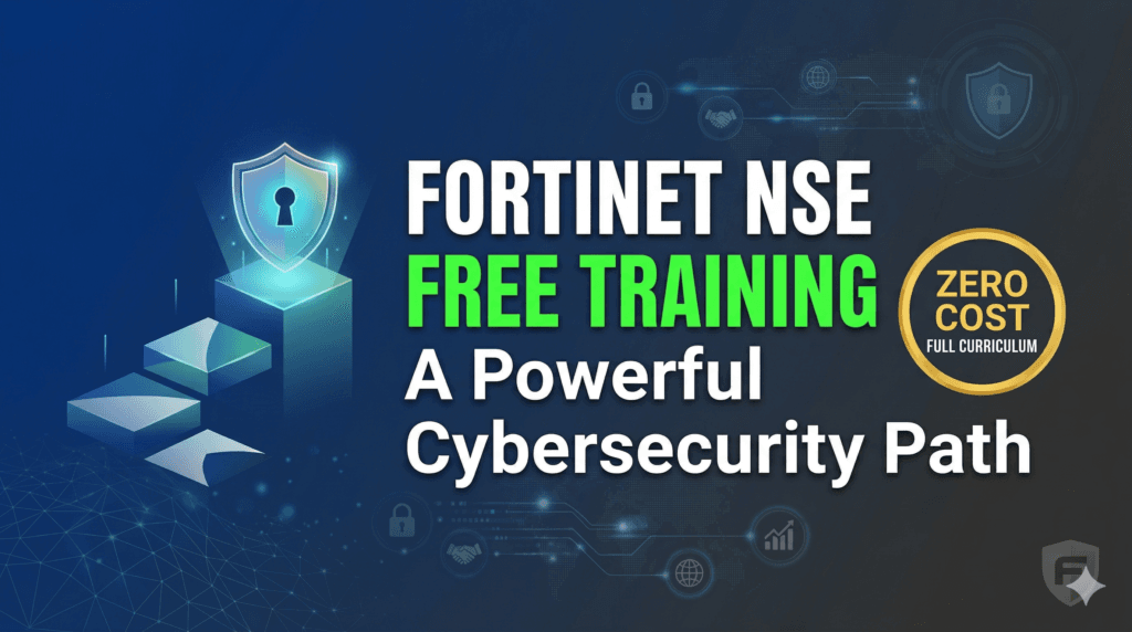 ortinet NSE free training certification levels overview