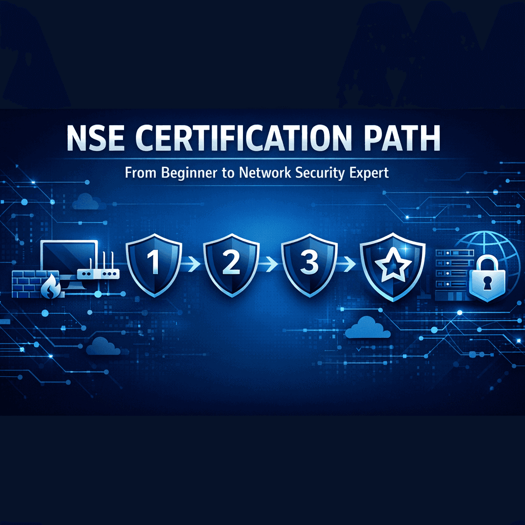 Fortinet NSE certification path from beginner to network security expert