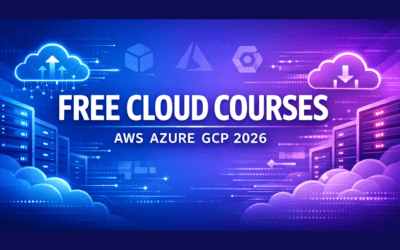 free cloud computing courses from AWS Azure and GCP in 2026