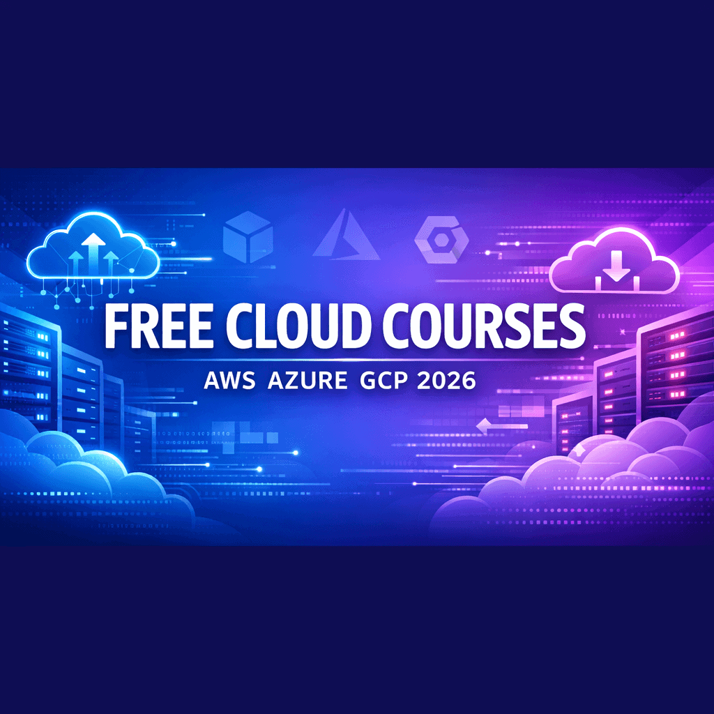 free cloud computing courses from AWS Azure and GCP in 2026