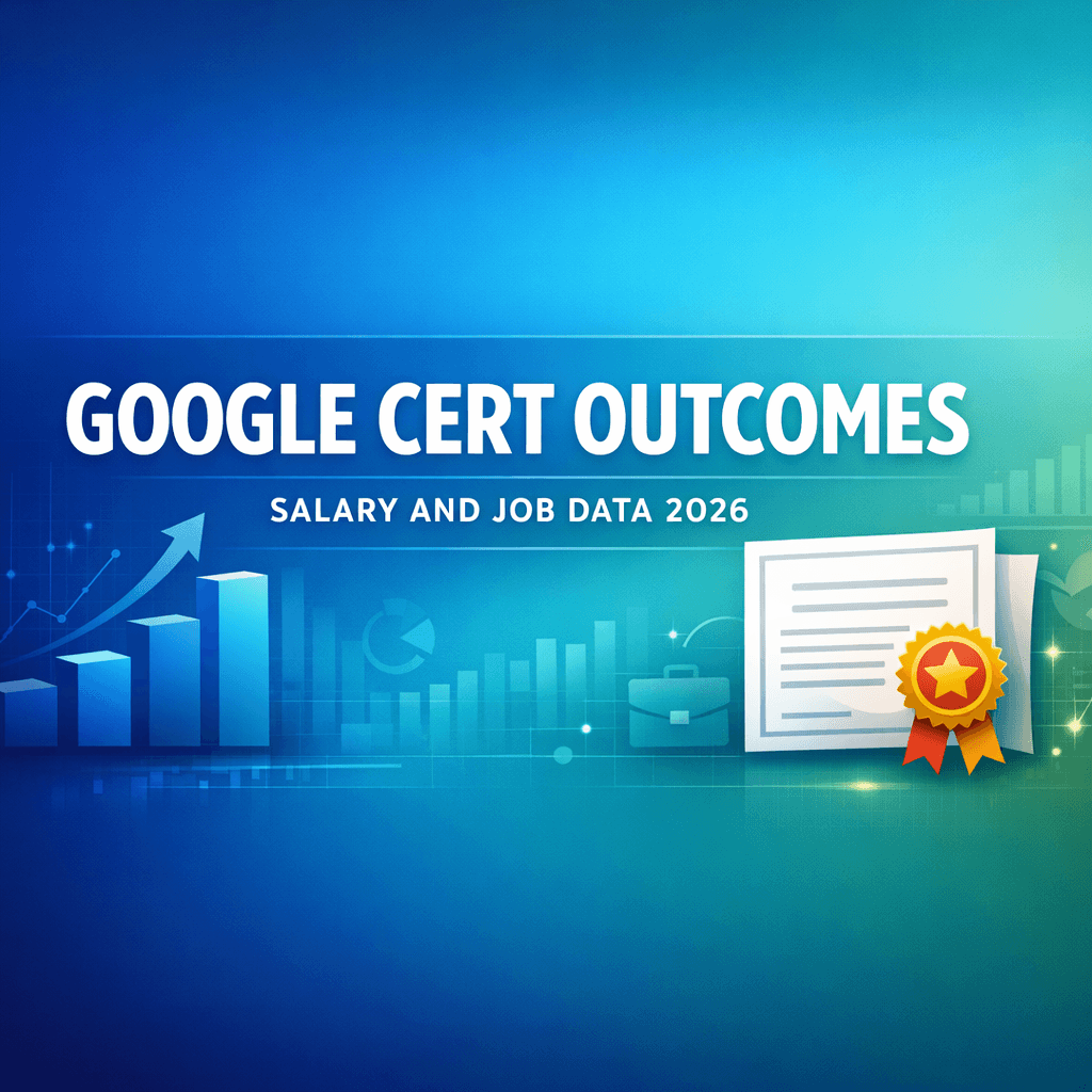 Free Google IT certificates salary data and career outcomes for 2026
