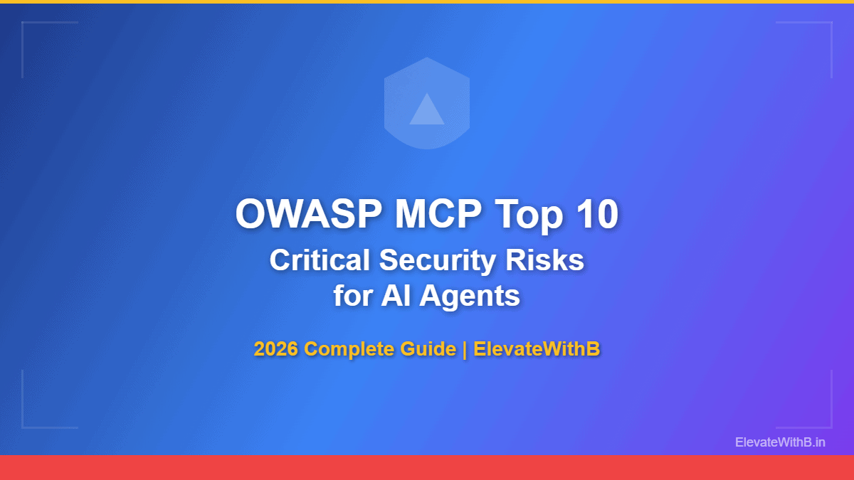 OWASP MCP Top 10 security risks for AI agents infographic 2026