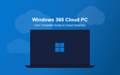 Windows 365 Cloud PC guide featured image showing cloud desktop concept