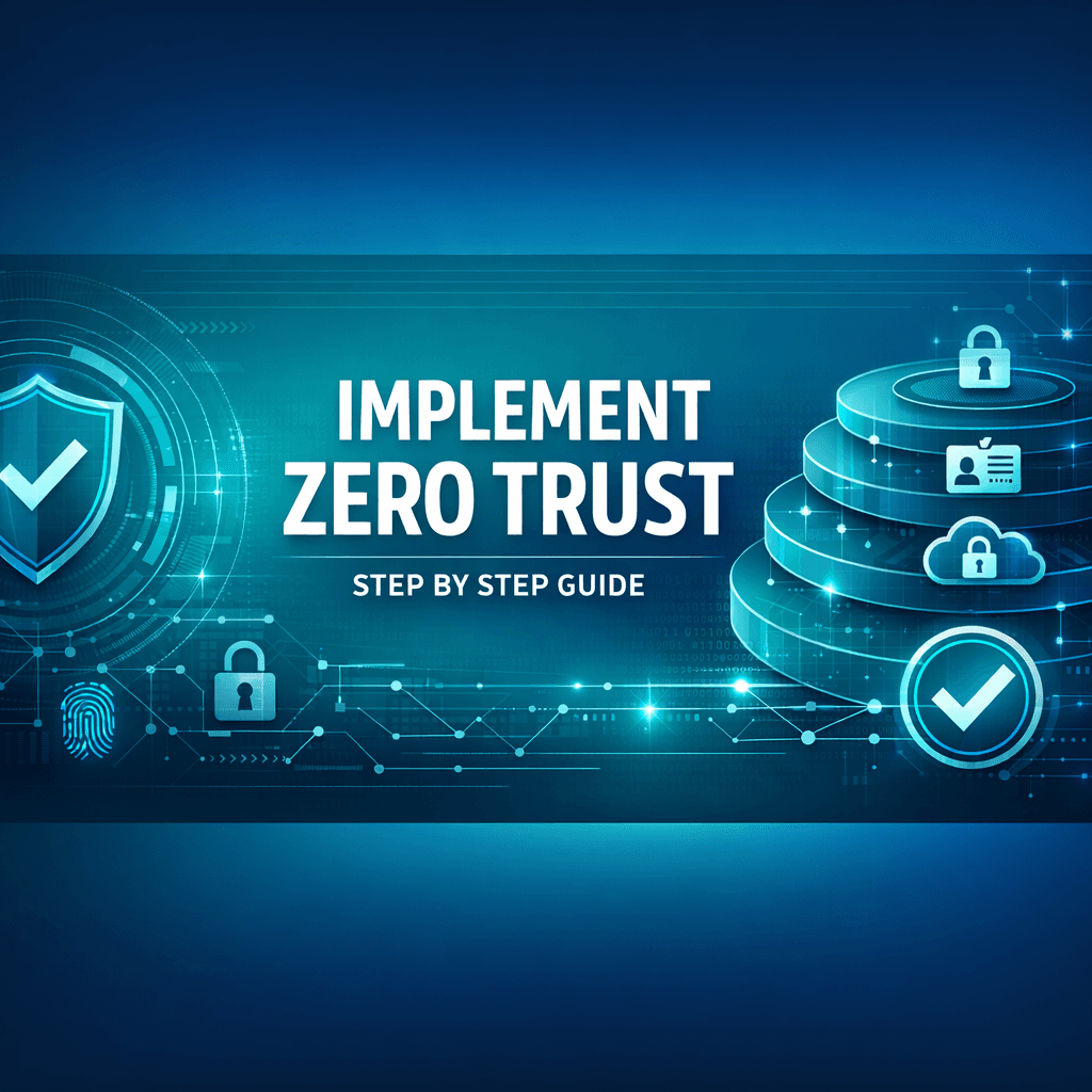Zero trust network architecture implementation steps and deployment guide