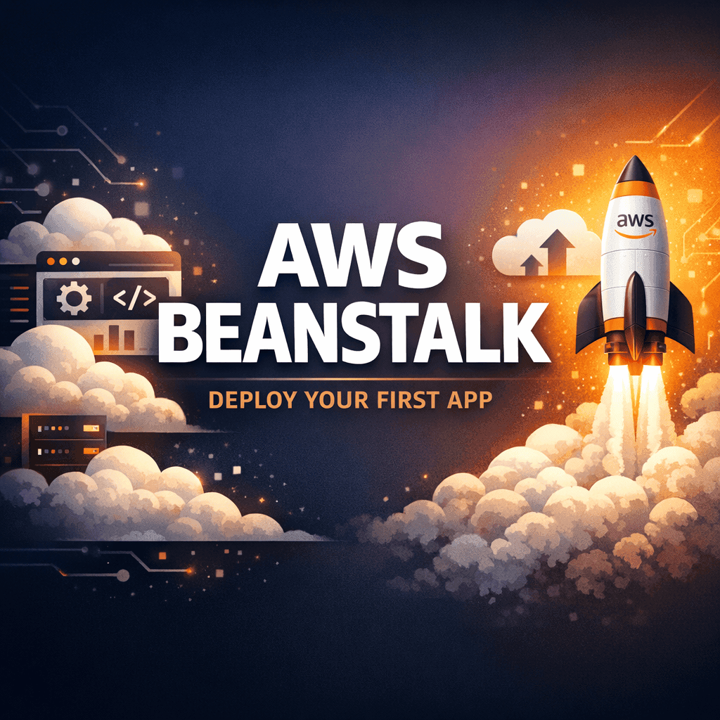 AWS Elastic Beanstalk tutorial banner deploy your first app
