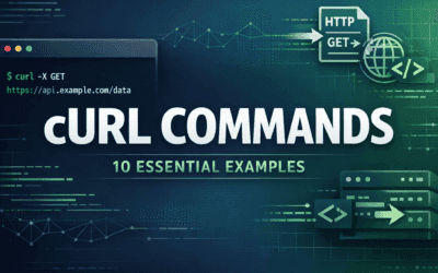 cURL commands 10 essential examples banner for developers