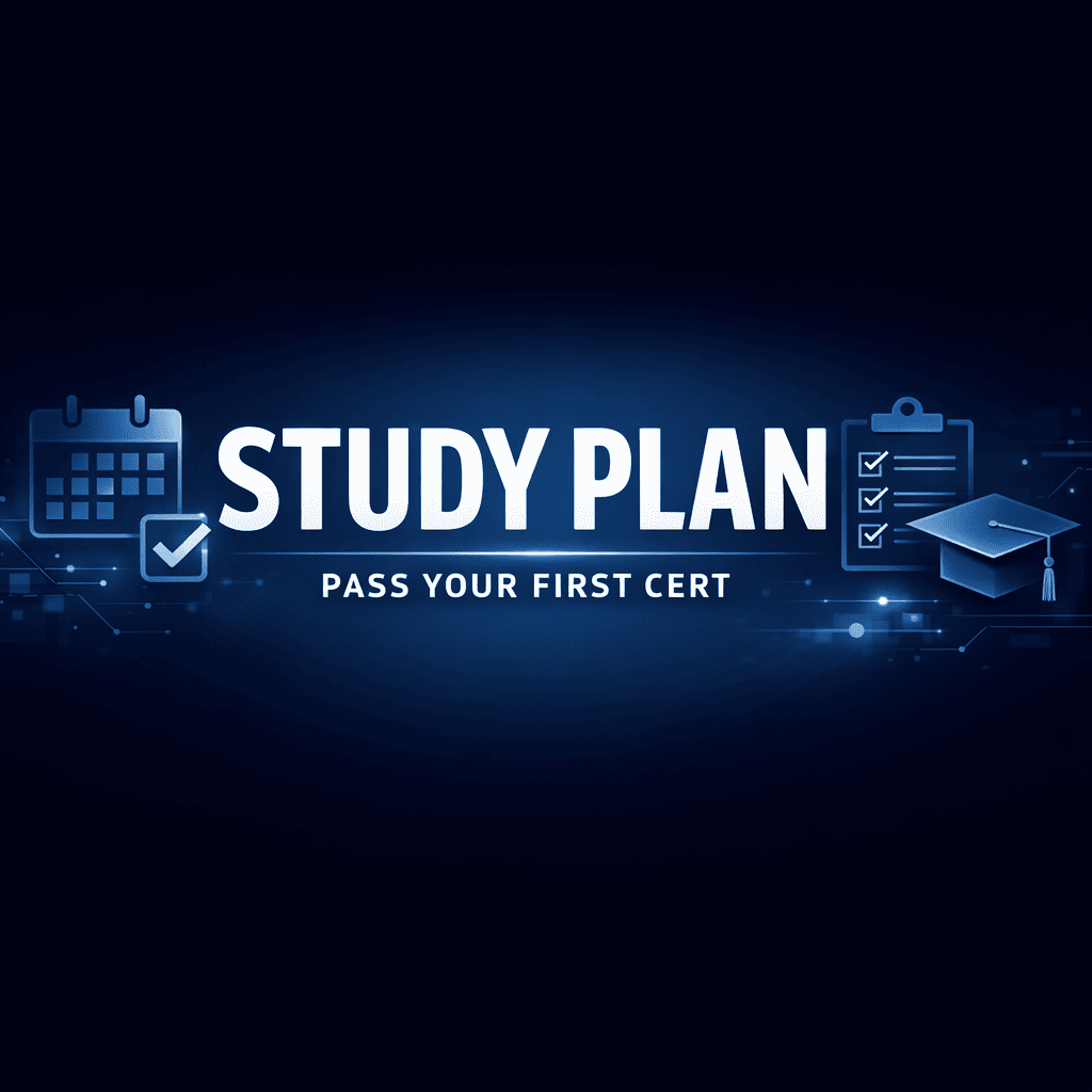Free IT certification resources study plan to pass your first exam