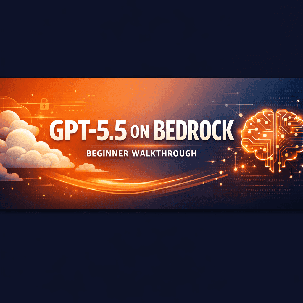 GPT-5.5 on Amazon Bedrock beginner walkthrough banner