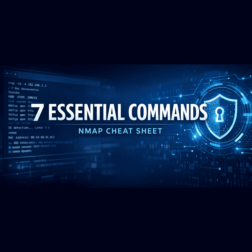 Nmap for beginners 7 essential commands cheat sheet