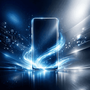 One UI 8.5 features featured image with glowing Samsung Galaxy phone outline