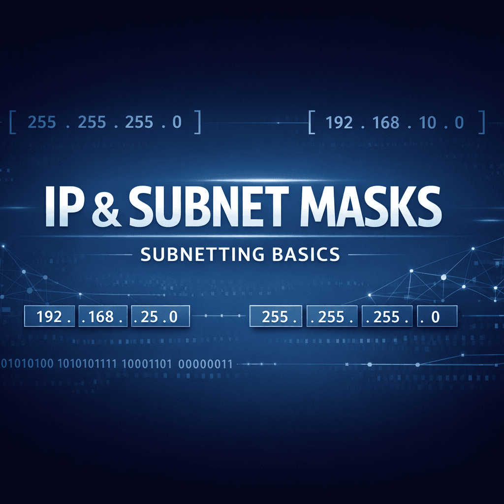 What is subnetting — IP addresses and subnet masks basics