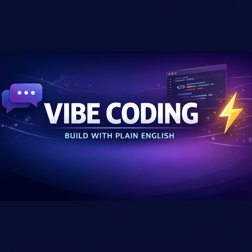 Vibe coding tools build apps with plain English banner