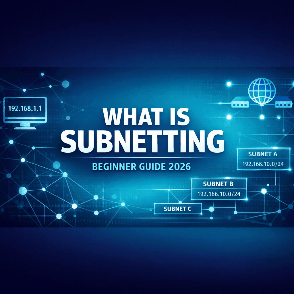 What is subnetting beginner guide banner for networking learners