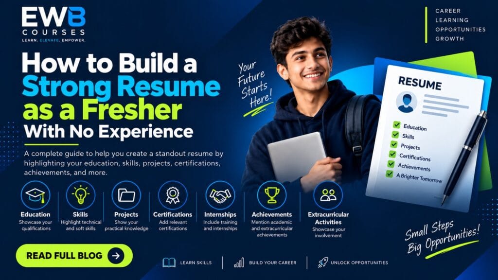 Resume for freshers with no experience
