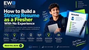 Resume for freshers with no experience